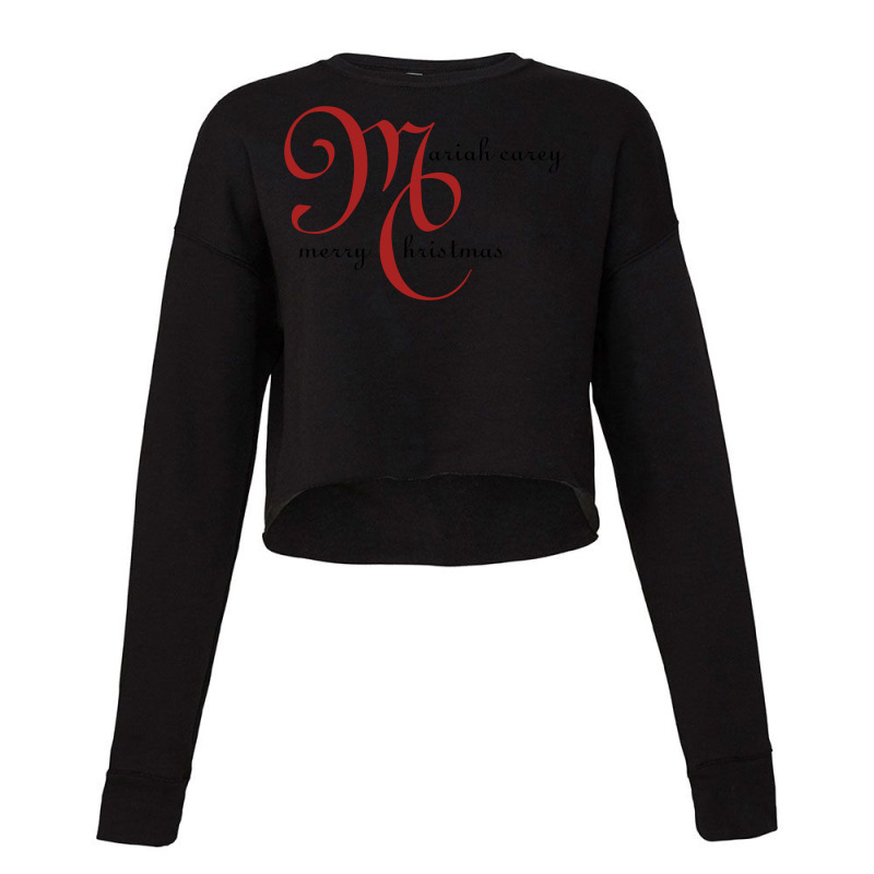 Mariah Carey Merry Christmas Vintage Retro Cropped Sweater by coşkun | Artistshot