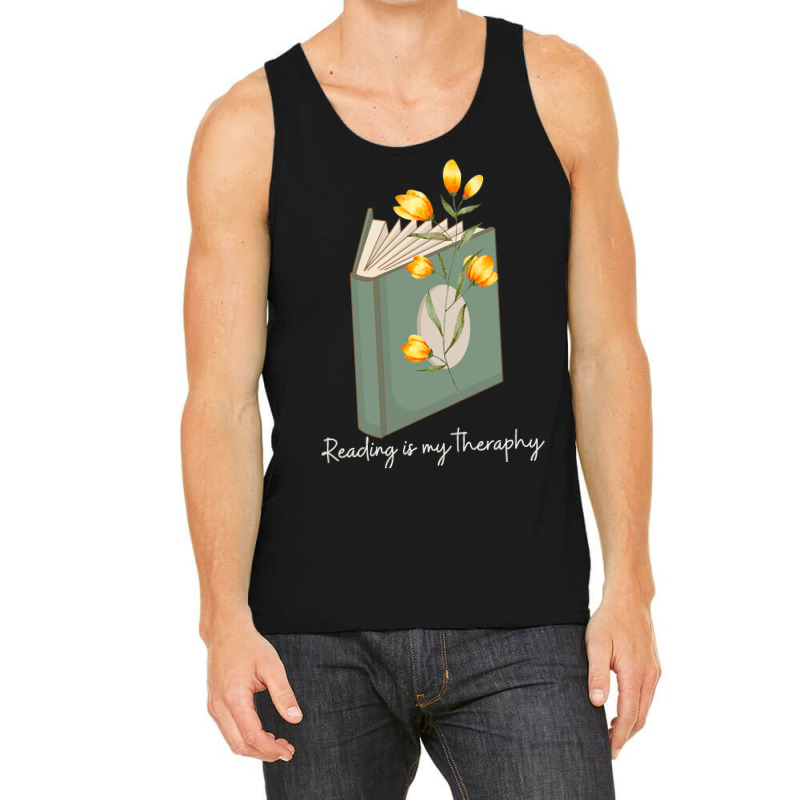 Trending Reading Is My Theraphy 104 Tank Top by macklinsampson | Artistshot