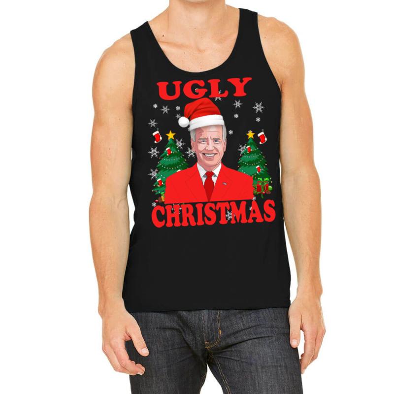 Santa Joe Biden Ugly Easter Ugly Christmas 2022 Tank Top | Artistshot