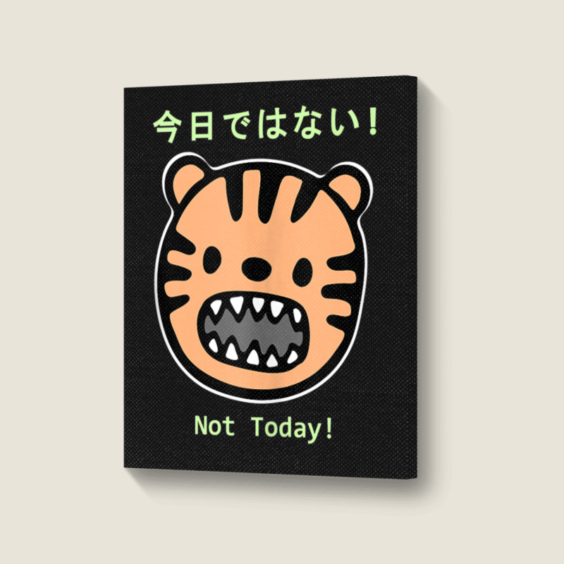 Hot Trend Kawaii Anime Cat Kanji Japanese Streetwear Not Portrait Canvas Print | Artistshot