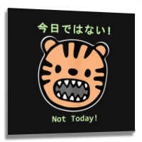 Hot Trend Kawaii Anime Cat Kanji Japanese Streetwear Not Metal Print Square | Artistshot