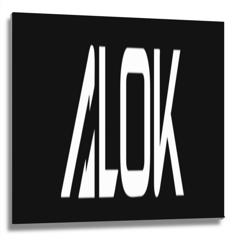 Alok Logoessential Metal Print Square By Faunbrown - Artistshot