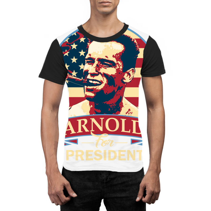 Arnold For President   Nostalgia Graphic T-shirt by vulumagelsyh | Artistshot