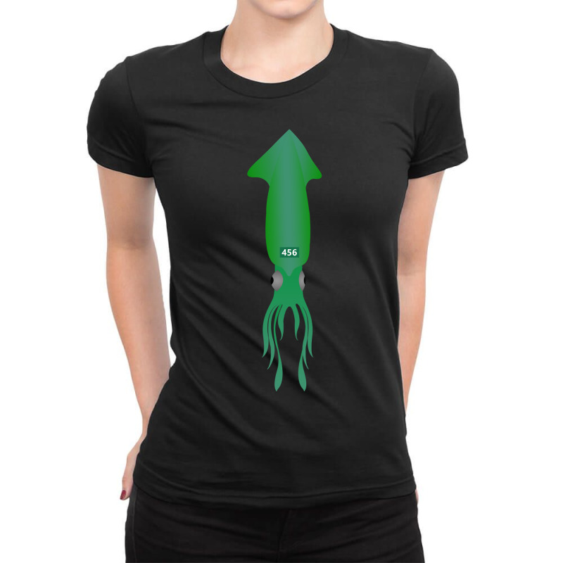 Hot Trend Squid 456-uu4q5 Ladies Fitted T-Shirt by Sizemore Adame | Artistshot