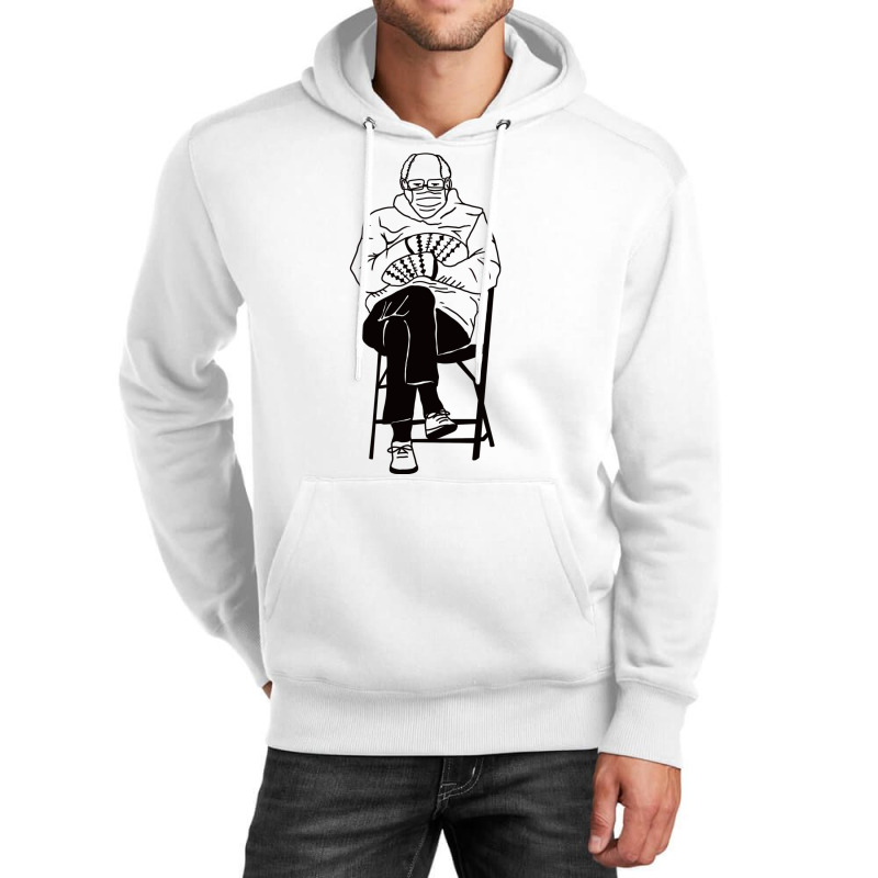 Bernie In A Chair Inauguration Art   Nature Unisex Hoodie by vulumagelsyh | Artistshot