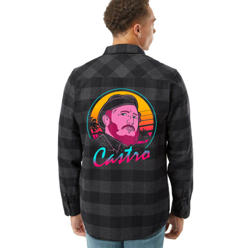 Limited Edition Fidel Castro 80s Retro Vintage Flannel Shirt by haodinhvan1 | Artistshot