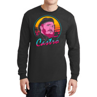 Limited Edition Fidel Castro 80s Retro Vintage Long Sleeve Shirts | Artistshot