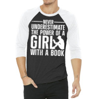 Funny Reading For Women Girls Bookworm Novel Book Lover T Shirt 3/4 Sleeve Shirt | Artistshot