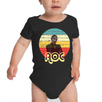 Hot Trend Vintage Aoc Alexandria Ocasio Cortez For President Retro 70s Baby Bodysuit | Artistshot