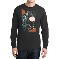 Hot Trend Line Art Face Abstract Art One Line Minimal Long Sleeve Shirts | Artistshot