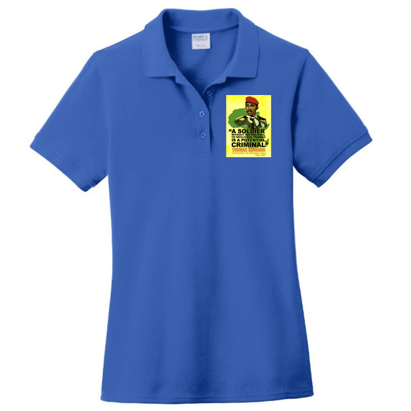 A Soldier Without Any Political Or Ideological Training Is A Potential Ladies Polo Shirt by jhotykezongw | Artistshot