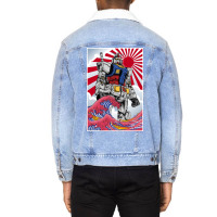 Dam Poster Retro Unisex Sherpa-lined Denim Jacket | Artistshot