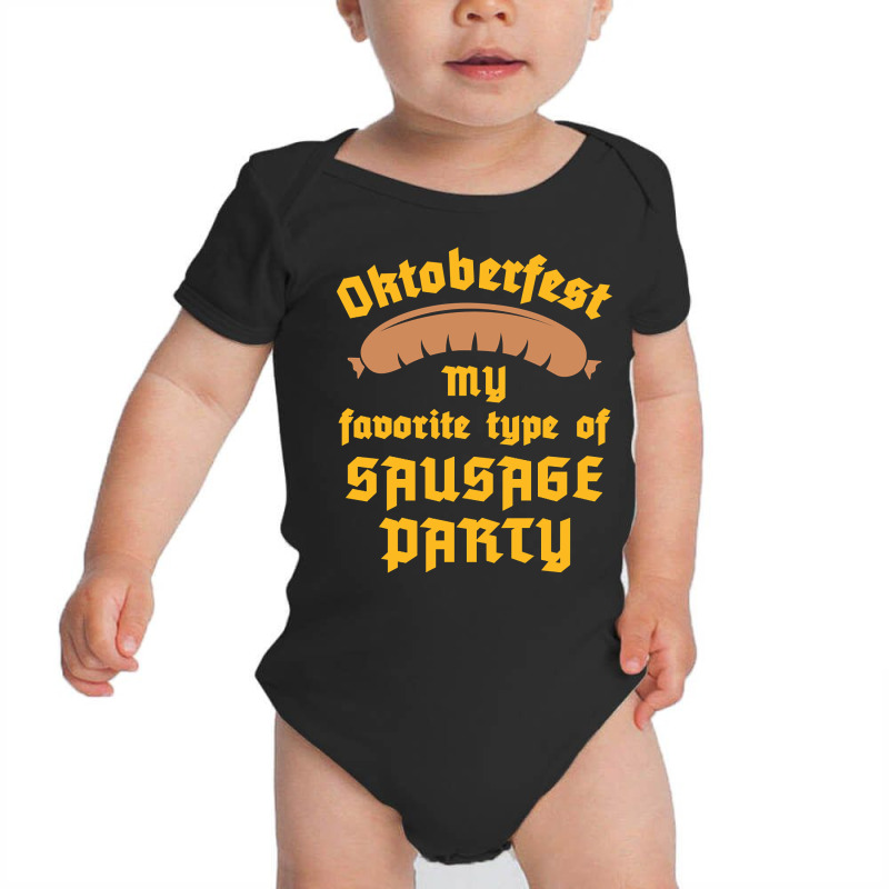 Limited Edition Oktoberfest Shirt - My Favorite Type Of Sausage Party Baby Bodysuit by fenderbendable | Artistshot