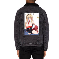 Hentaii Hypnotized Maki Poster Unisex Sherpa-lined Denim Jacket | Artistshot