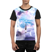 Falling Poster 70s Graphic T-shirt | Artistshot