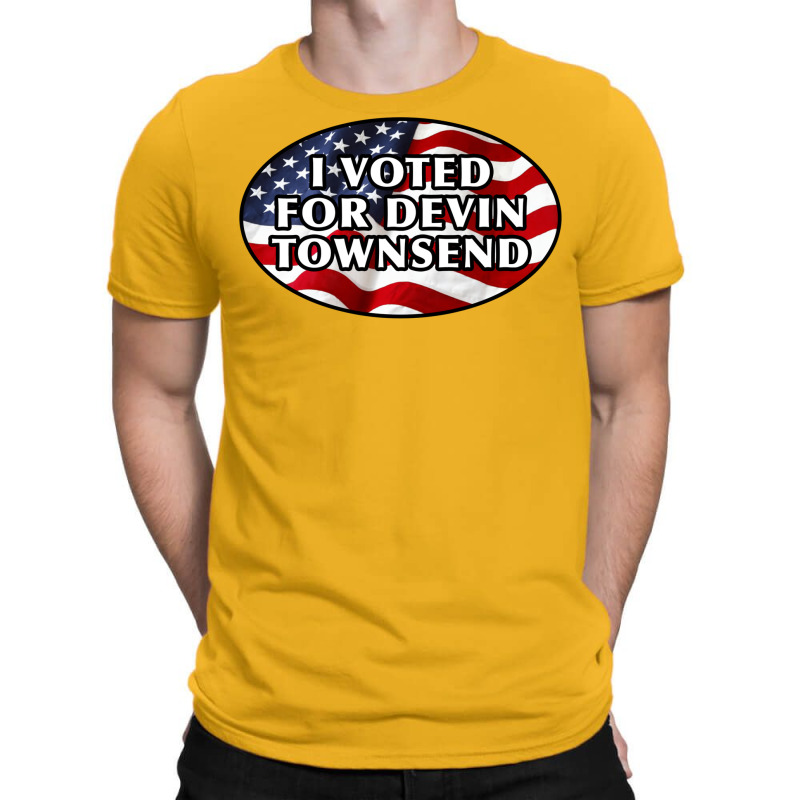 I Voted For Devin Townsend Funny United States Election Design For Str T-shirt | Artistshot