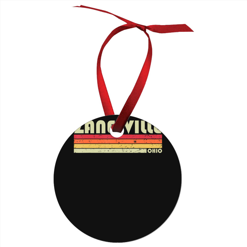 Zanesville Oh Ohio City Home Roots Retro 70s 80s Ornament | Artistshot