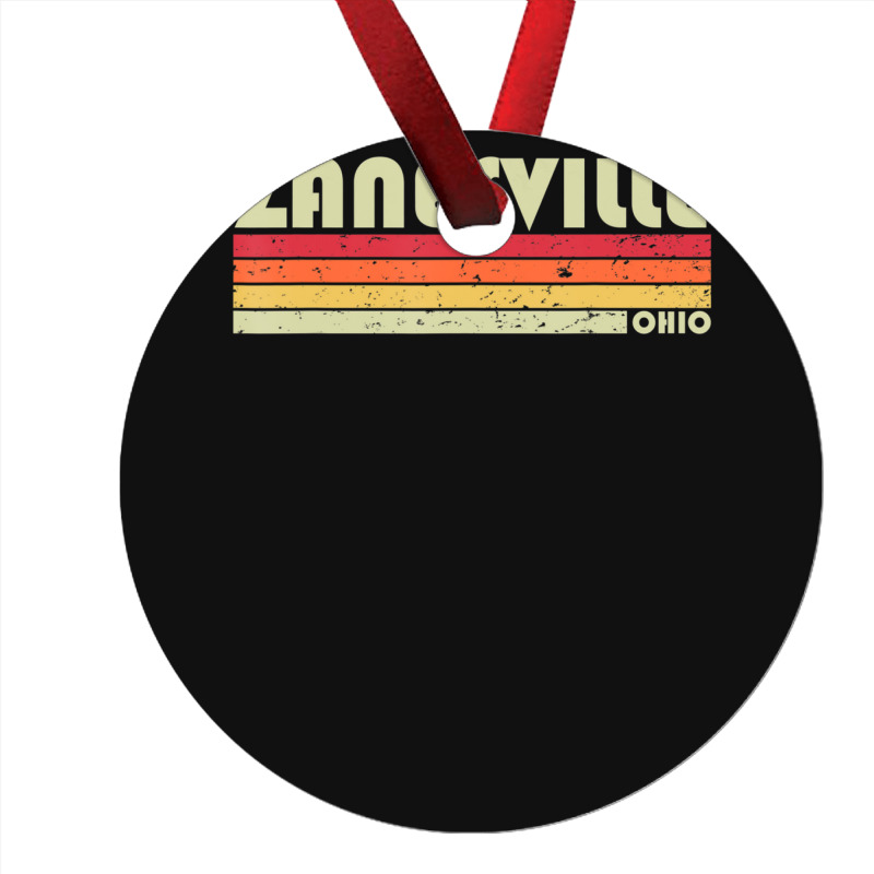 Zanesville Oh Ohio City Home Roots Retro 70s 80s Ornament | Artistshot