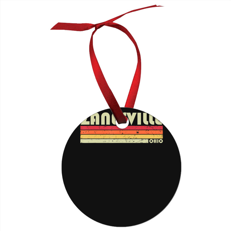 Zanesville Oh Ohio City Home Roots Retro 70s 80s Ornament | Artistshot