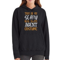 Limited Edition This Is My Scary Real Estate Agent Costume Vintage Hoodie | Artistshot