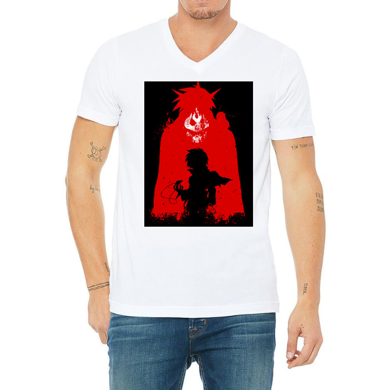 Gurrenlagann Poster Boy V-Neck Tee by woelkelytjeb | Artistshot