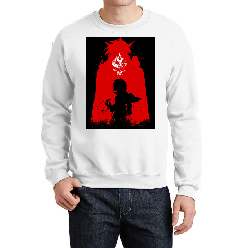 Gurrenlagann Poster Boy Crewneck Sweatshirt by woelkelytjeb | Artistshot