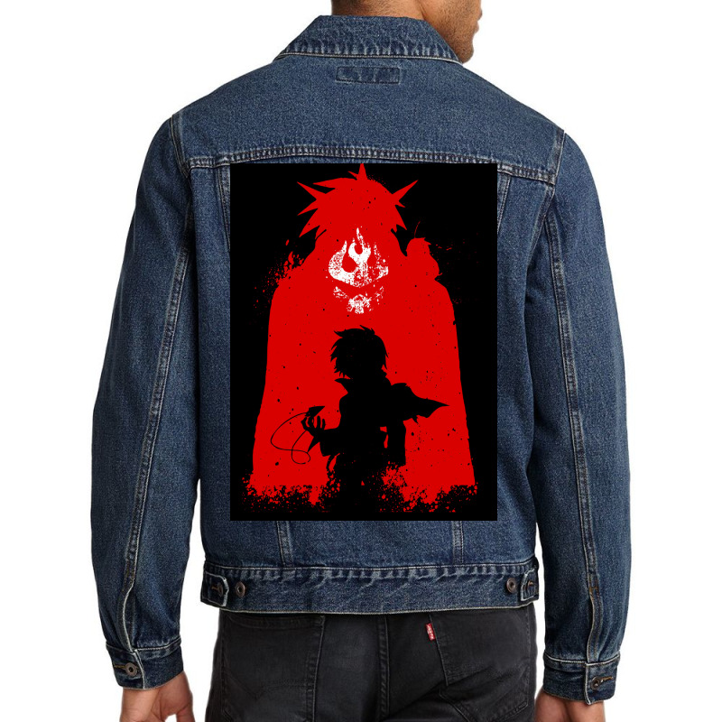 Gurrenlagann Poster Boy Men Denim Jacket by woelkelytjeb | Artistshot