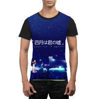 Hq Shigatsu Wa Kimi No Uso Poster Girl Graphic T-shirt | Artistshot