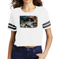 Limited Edition F-35 Lightning Air Force Military Veteran Pride Us Fla Scorecard Crop Tee | Artistshot