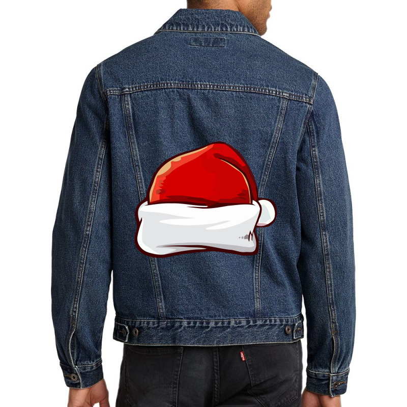 Chrismas Cap Men Denim Jacket by henrylogan990 | Artistshot