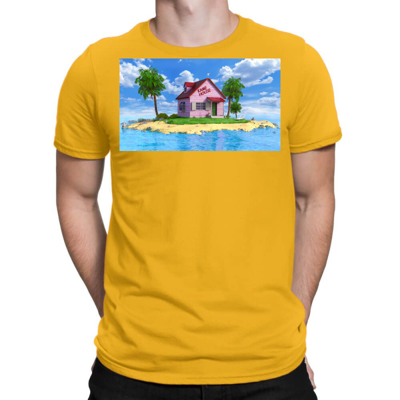 Kame House Poster Vintage T-Shirt by woelkelytjeb | Artistshot