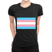 Hot Trend Trans Flag Ladies Fitted T-shirt | Artistshot