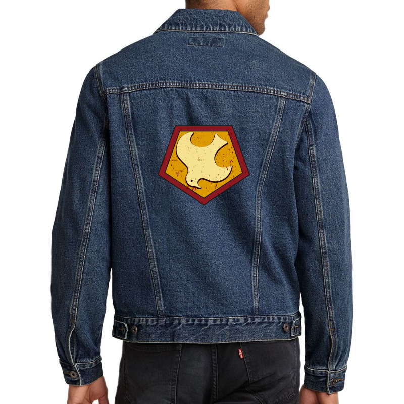 Peacemaker Emblem Men Denim Jacket | Artistshot