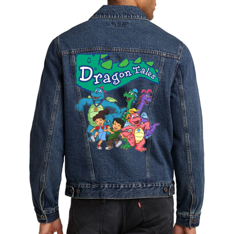 Dragon Tales Graphic  T Tumblr Men Denim Jacket by lempejuhani1 | Artistshot