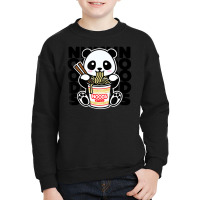 Trending Kawaii Instant Noodles Cute Anime Panda Youth Sweatshirt | Artistshot