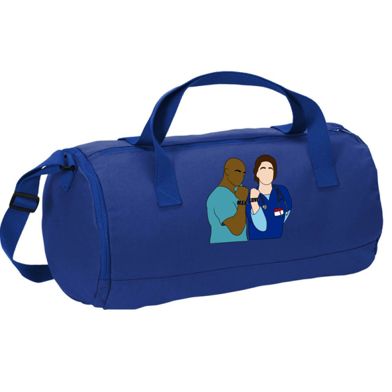 Jd And Turk Man Love  T Green Duffel Bag | Artistshot