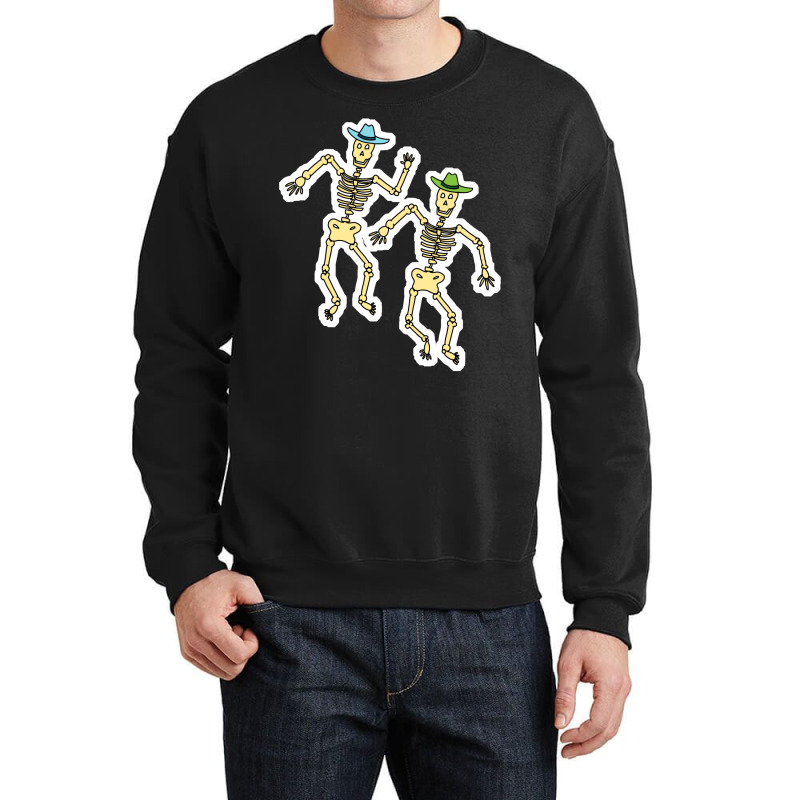 Boneified Country Cowboy Skeletons Classic Tshirt Hipster Crewneck Sweatshirt | Artistshot