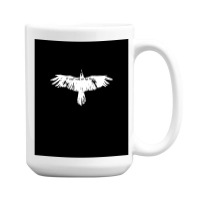 The Crow It Cant't Rain All The Time 15 Oz Coffee Mug | Artistshot