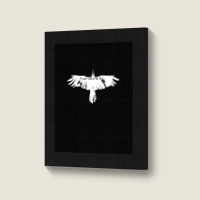 The Crow It Cant't Rain All The Time Portrait Canvas Print | Artistshot