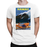 Hawaii Vintage Travel Poster Restored Rb T-shirt | Artistshot