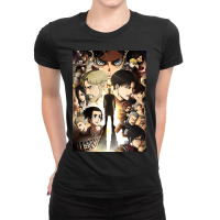 Snk Season 4 Poster Love Ladies Fitted T-shirt | Artistshot