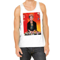 Frida Kahlo Painting Flower Tank Top | Artistshot