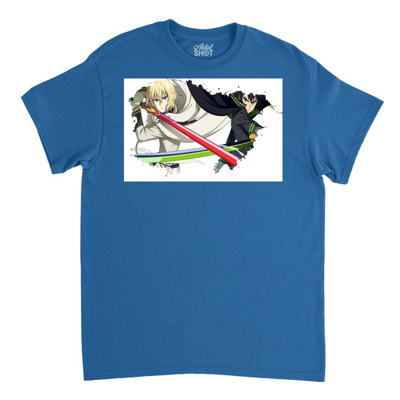 Owari No Seraph Seraph Of The End Mikaela Hyakuya Yuuichirou Hyakuya P Classic T-shirt by woelkelytjeb | Artistshot