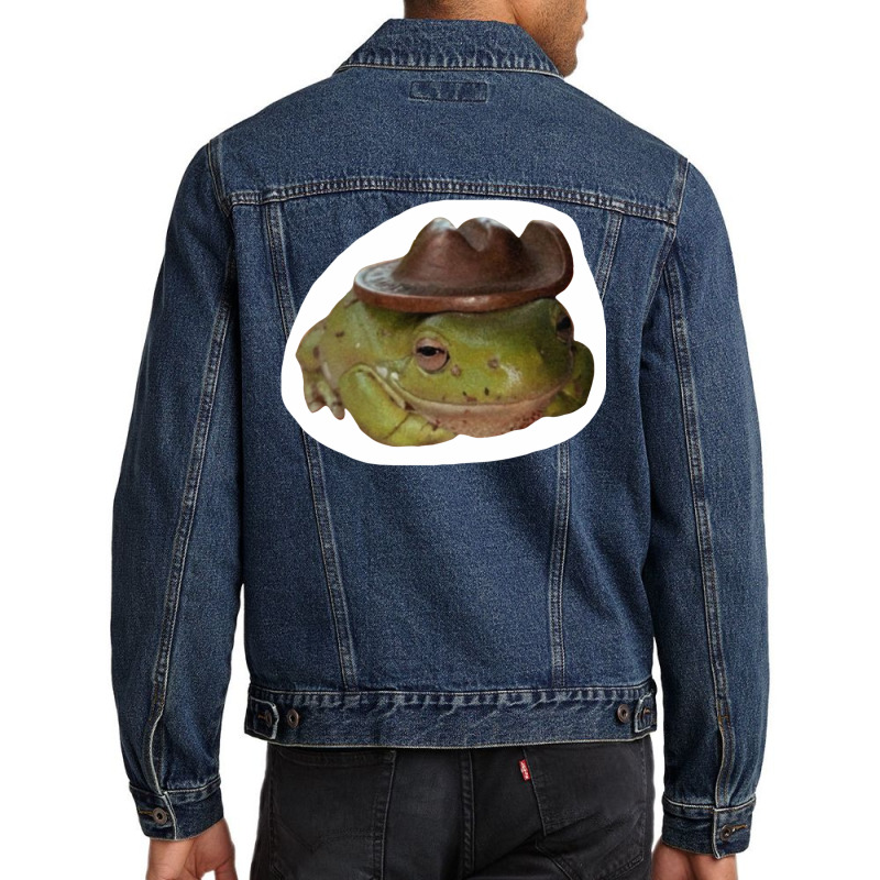 Cowboy Frog Classic Tshirt Hippie Men Denim Jacket | Artistshot