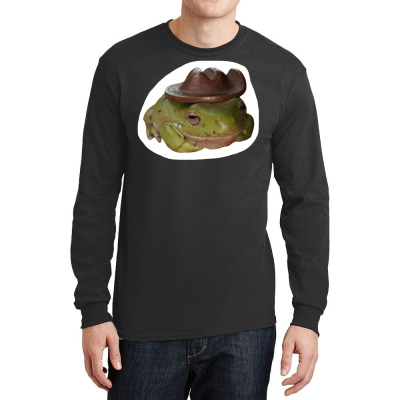 Cowboy Frog Classic Tshirt Hippie Long Sleeve Shirts | Artistshot