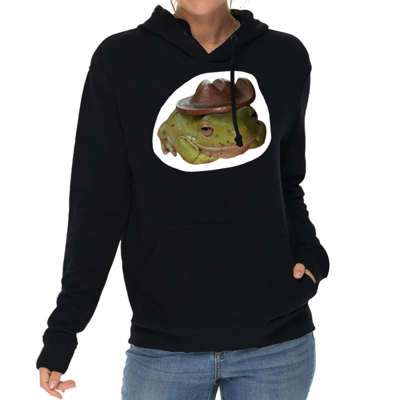 Cowboy Frog Classic Tshirt Hippie Lightweight Hoodie | Artistshot