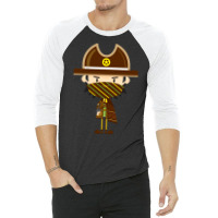 Cute Cartoon Cowboy Sheriff In Poncho Classic Tshirt Cool 3/4 Sleeve Shirt | Artistshot