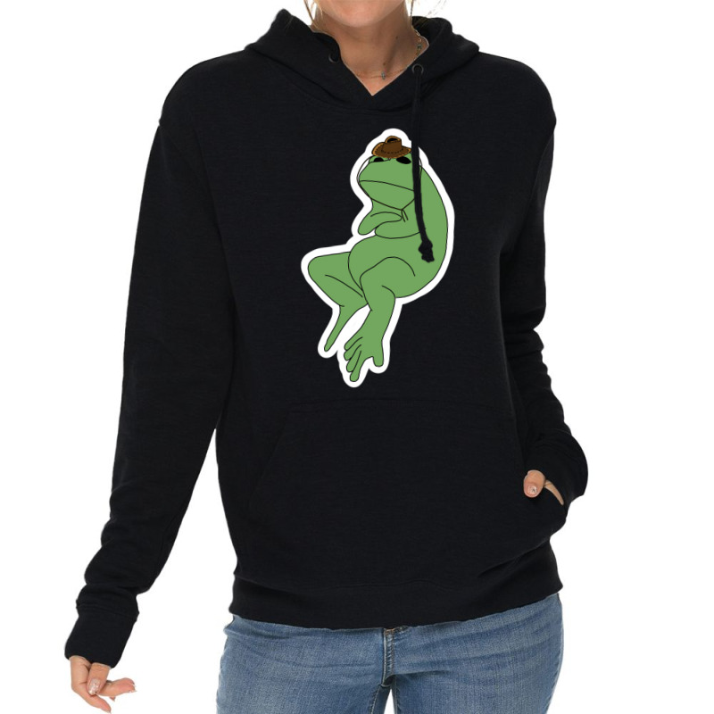 Frog With A Cowboy Hat Classic Tshirt Boy Lightweight Hoodie by milabtowerp | Artistshot