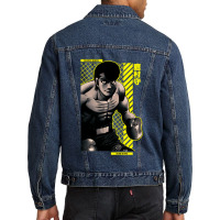 Mamoru Takamura  Hajime No Ippo  Anime Star Edition Yellow 1 Men Denim Jacket | Artistshot