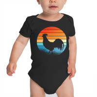 Sunset Rooster T  Shirt Sunset Rooster Gift Ideas T  Shirt Baby Bodysuit | Artistshot